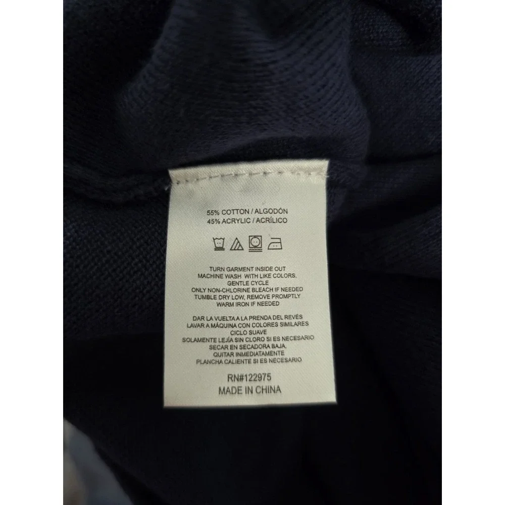 NEW Southern Proper Bienville Sweater XL‎ Knit Pullover Navy Blue Snowflake